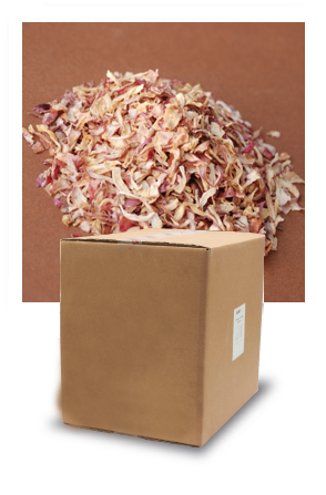 red onion flakes